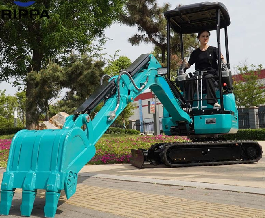 Excavator RIPPA pe șantier